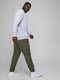 JACK&JONES PLUS JPSTPAUL JJFLAKE CARGO BROEK - Gulp met rits - Normale rise - Olijf (W42 X L32)