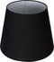 PTMD Xaver Black textile lampshade straight