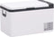 vidaXL - Koelbox - met - handvat - 25 - L - PP - & - PE - zwart - en - wit