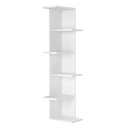 Hoekschappen Alexandra House Living Wit Hout MDP 37 x 141 x 24 cm 4 Planken