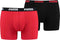 Puma - Basic Boxer 2P - Rood - Heren - maat M