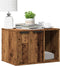 vidaXL - Kattenbakkast - 60x40x40 - cm - bewerkt - hout - oud - houtkleurig
