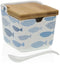 Suikerpot Versa Aqua Vissen Keramisch 8,8 x 8,5 x 8,8 cm