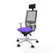 Bureaustoel met hoofdsteun Piqueras y Crespo 4B026N1 Lila
