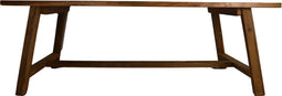 HSM Collection - Eetafel met T-balk - Naturel Oud Teak - 220x100x78cm