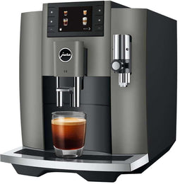 Jura E8 (EC) - Volautomatische koffiemachine - 17 koffiespecialiteiten - Dark Inox