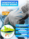 MIVELO Winter Handschoenen - Winddicht - Waterdicht - Touchscreen - 3M Isolatie - Antislip - Grijs