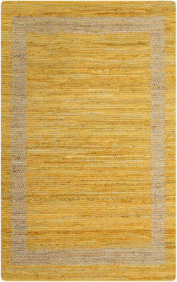 vidaXL - Vloerkleed - handgemaakt - 80x160 - cm - jute - geel