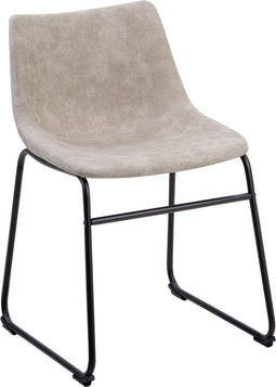BATAVIA - Eetkamerstoel - Beige - Polyester