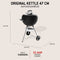 Weber Original Kettle - Houtskoolbarbecue Ø 47 cm - One-Touch Reinigingssysteem - Zwart