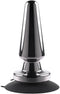 Anale Plug Evolved Zwart (8,9 cm) (10,1 cm)
