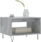 vidaXL - Salontafel - 60x50x40 - cm - bewerkt - hout - betongrijs