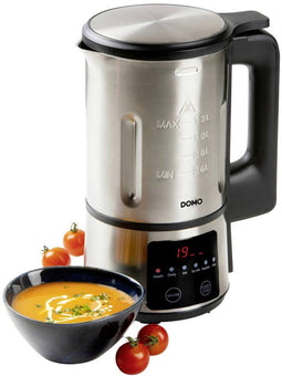 DOMO DO727BL - Soepmaker - 1,2L - 6 programma’s - RVS - Zwart