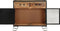 vidaXL - Dressoir - 80x31x71 - cm - massief - ruw - mangohout
