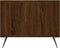 vidaXL - Salontafel - 102x50x40 - cm - bewerkt - hout - bruin - eikenkleur