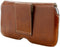Mobiparts Excellent Belt Case - Insteekhoesje - Echt leder - Oaked Cognac (3XL)