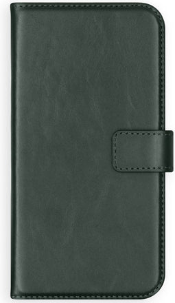 Selencia Hoesje Geschikt voor Samsung Galaxy A71 Hoesje Met Pasjeshouder - Selencia Echt Lederen Bookcase - Groen