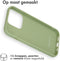 iMoshion Hoesje Geschikt voor iPhone 14 Pro Hoesje Siliconen - iMoshion Color Backcover - groen