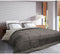 Wasbaar Dekbed Hoesloos 140x200cm - Taupe & Linnen - 60°C Wasbaar - Geschikt voor Droger