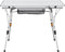 Picco Vouwbare Campingtafel - Aluminium - 90 x 50 cm - Verstelbaar - Zilver