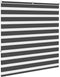 vidaXL - Zebra - rolgordijn - 150x150 - cm - stofbreedte - 145,9 - cm - zwart
