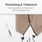 Volcan Parasolhoes - Zweefparasol - Waterdicht - Oxford 420D - Tot 400cm - Taupe