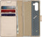 Accezz Hoesje Geschikt voor Samsung Galaxy Note 10 Hoesje Met Pasjeshouder - Accezz Wallet Softcase Bookcase - goud