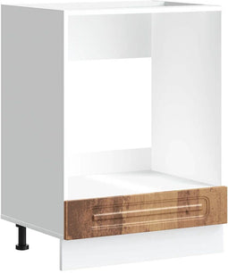 vidaXL - Ovenkast - Kalmar - bewerkt - hout - oud - houtkleurig