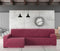 Hoes voor chaise longue met lange armleuning links Eysa TROYA Bordeaux 170 x 110 x 310 cm