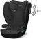 Cybex SOLUTION B3 I-FIX - Autostoel Groep 2 3 - L.S.P. Plus - Zwart