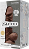 SILEXD - Dildo Dual Density Mod. 4 - 8.5 Brown