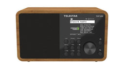 Telestar Top 200 - Digitale radio - DAB+ FM Bluetooth USB Internet - Hout