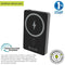 Muvit for Change - Powerbank - 10000 mAh - Draadloos - Zwart Aluminium