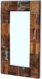 vidaXL - Spiegel - 80x50 - cm - massief - gerecycled - hout