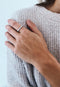 Esprit ESRG003311 Core ring - Minimalistisch - Zirkonia - Zilver