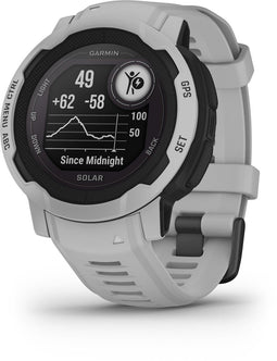 Garmin Instinct 2 Solar - GPS-smartwatch - Robuust design en oneindige batterijduur - Zwart (Grijs)