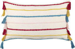 AGAVE - Sierkussen - Lichtbeige - 40 x 60 cm - Katoen