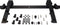 Intersteel Schuifdeursysteem Basic - Stalen rails 2x100 cm - Max 100 kg - Mat zwart