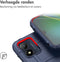 iMoshion Hoesje Geschikt voor Motorola Moto E13 Hoesje Siliconen - iMoshion Rugged Shield Backcover - Donkerblauw