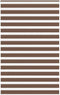 vidaXL - Zebra - rolgordijn - 145x200 - cm - stofbreedte - 140,9cm - polyester - bruin