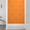 vidaXL - Wandpanelen - 12 - st - 0,54 - m² - 30x30 - cm - stof - lichtgeel
