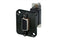 Neutrik NADB15FF-B - D-sub adapter - D-sub bus 15-polig - Aluminium RVS Zwart