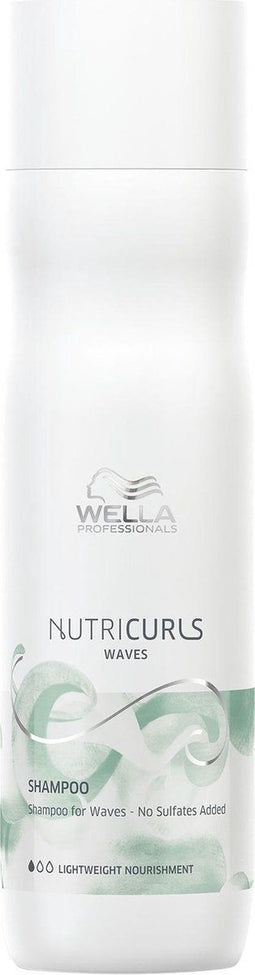 Wella Professional - Nutricurls Shampoo For Waves - Moisturizing Shampoo For Wavy And Curly Hair