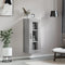 vidaXL - Hangkast - 34,5x34x90 - cm - grijs - sonoma - eikenkleurig