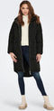 ONLY ONLGABI - Oversized Long Coat - Lange nylon jas met capuchon - Maat L