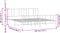 vidaXL - Bedframe - met - hoofd- - en - voeteneinde - metaal - zwart - 183x213 - cm