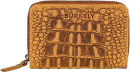 BURKELY About Ally - Portemonnee S - Ritssluiting 5 pasjes - Ocher Geel