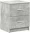 vidaXL - Nachtkastjes - 2 - st - met - 2 - lades - 40x36x50 - cm - betongrijs