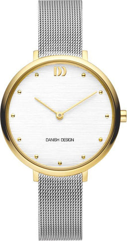DANISH DESIGN AMELIA IV65Q1218 - Vrouwenhorloge - Analoog - Goud/Zilver