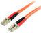 StarTech FIBLCLC5 - 5m Multimode 62,5/125 Duplex Glasvezel Netwerkkabel - LSZH - LC/LC - Oranje